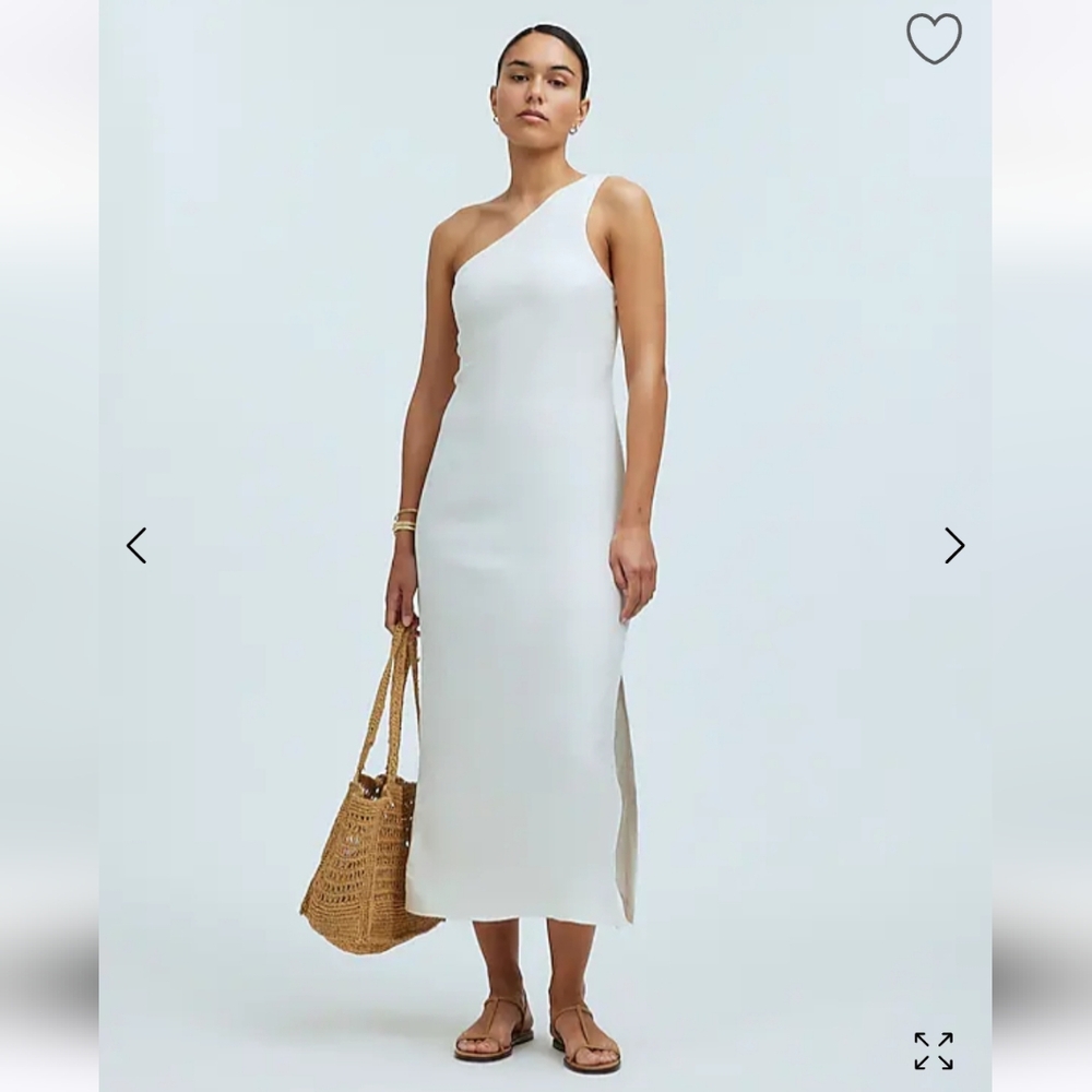 Madewell One-Shoulder Midi Dress